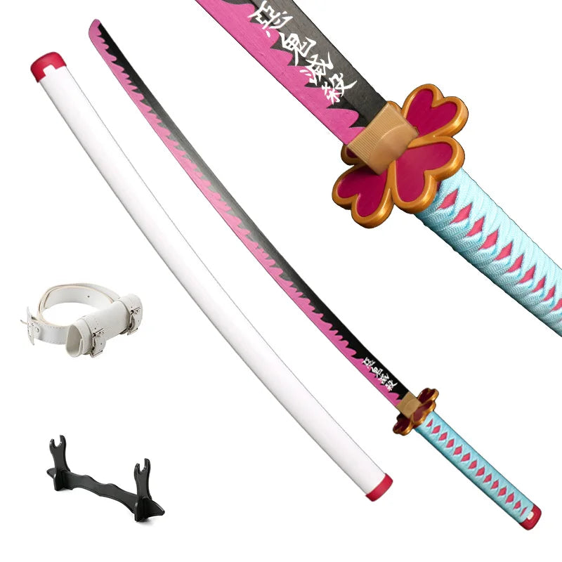 Demon Slayer katana replica with decorative sheath and handle for anime collectors