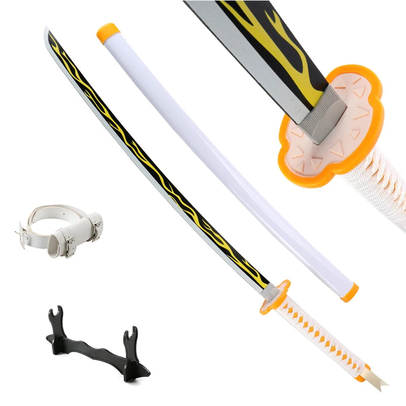 Demon Slayer katana replica with detailed blade and hilt, perfect for collectors and fans of the anime