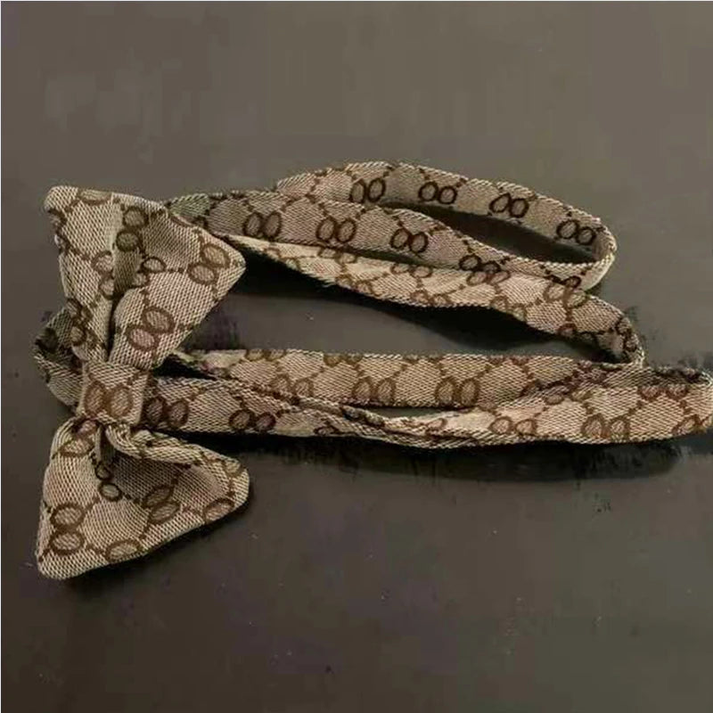 Zoomies & Co designer pet couple outfits bow tie accessory in stylish pattern for pets