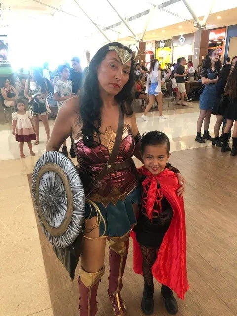 Diana cosplay costume for women featuring a detailed armor design and iconic accessories