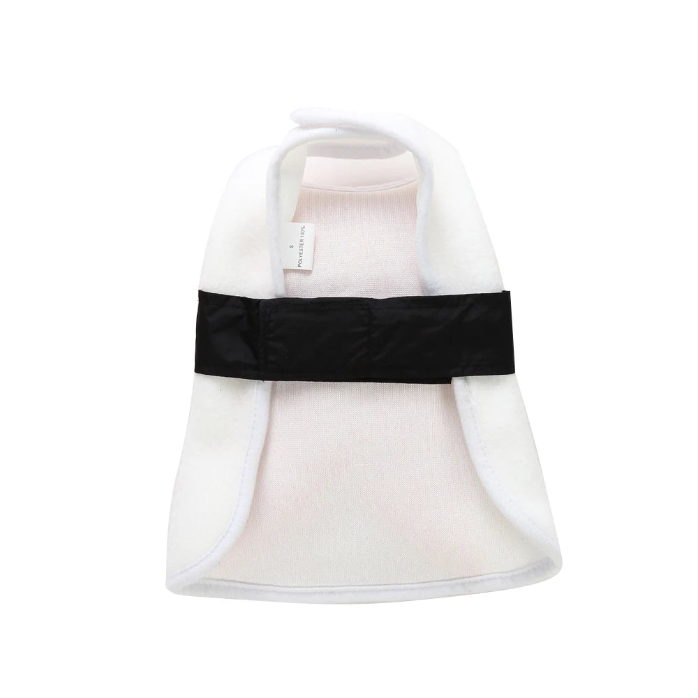 Zoomies & Co Dog Kimono Chef Costume in White with Black Waistband for Pet Dress-Up Fun