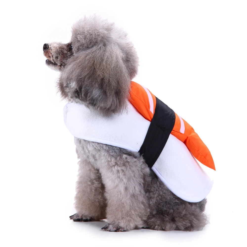 Adorable dog kimono chef costume designed for festive occasions and pet parties