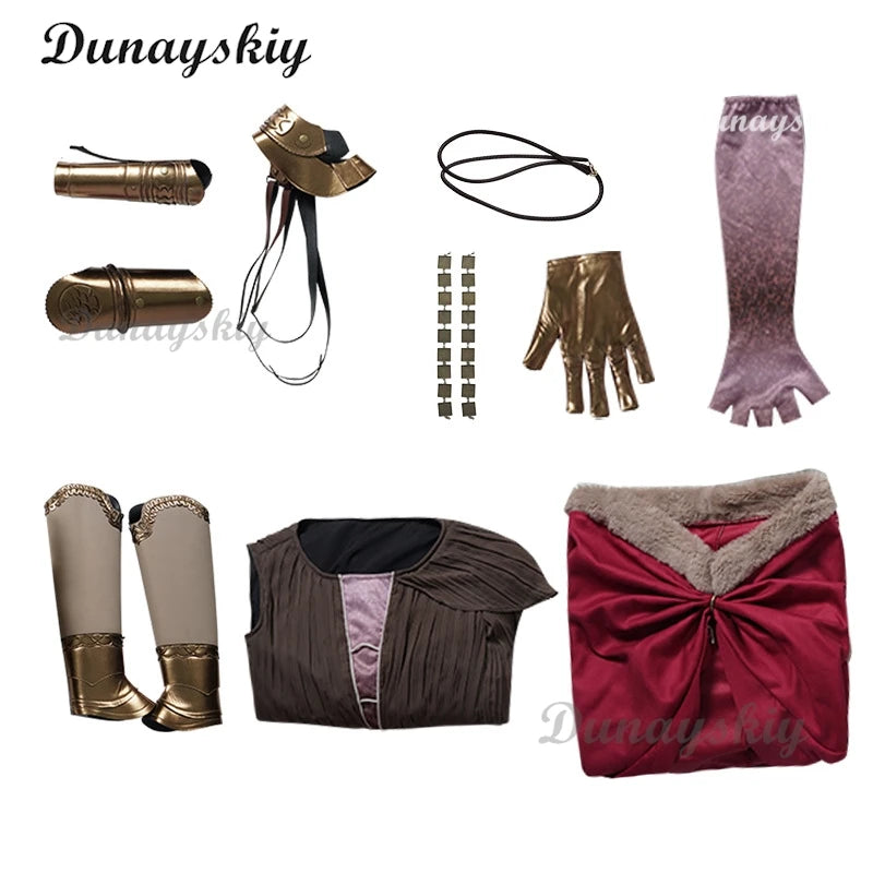 Elden Ring Malenia dress full set including gloves, cape, and accessories for cosplay enthusiasts