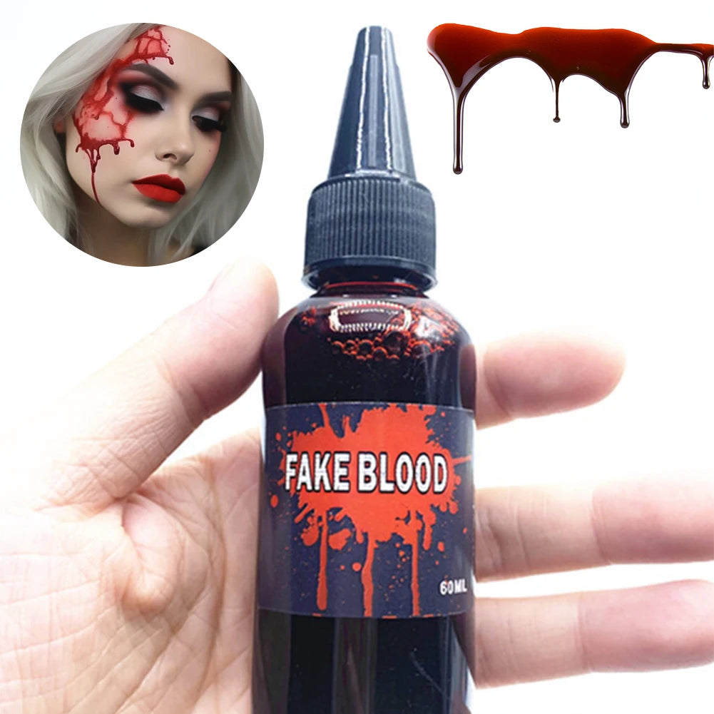 Zoomies & Co Fake Blood for Pets Halloween Cosplay in 60ml Bottle for Creative Halloween Looks