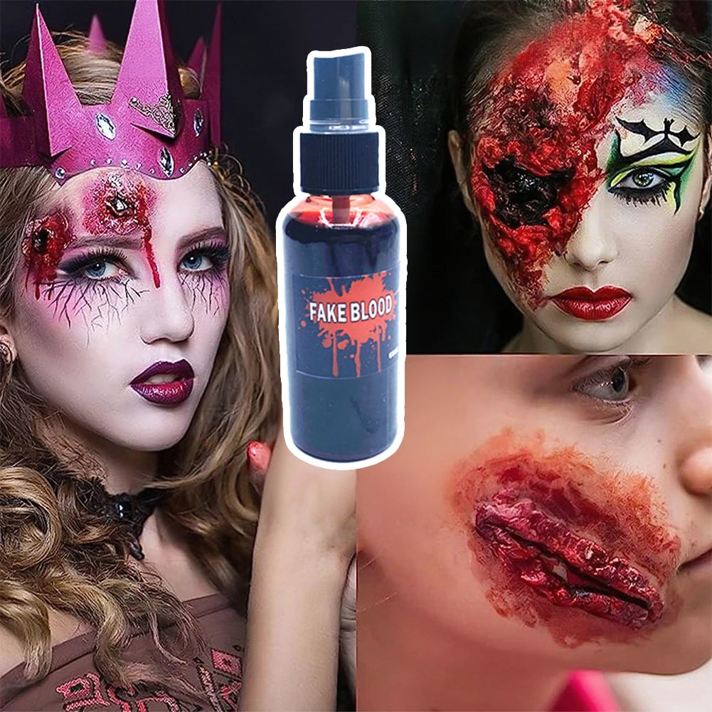Zoomies & Co fake blood for pets Halloween cosplay in a spray bottle for realistic effects