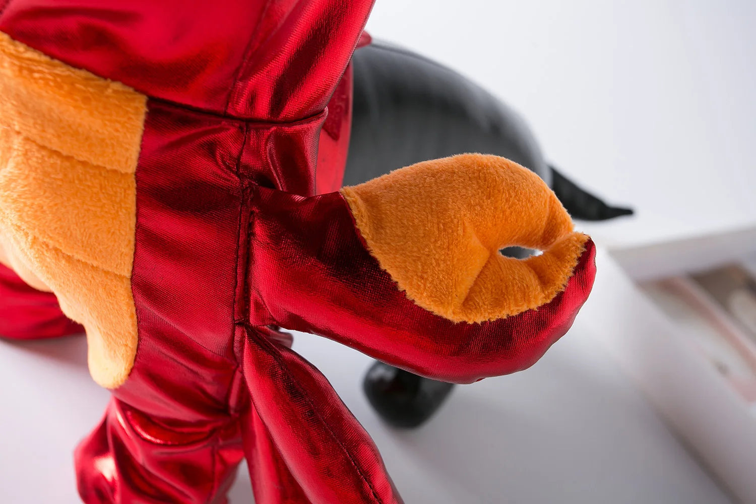 Halloween dog crab costume from Zoomies & Co featuring bright red colors and plush claws