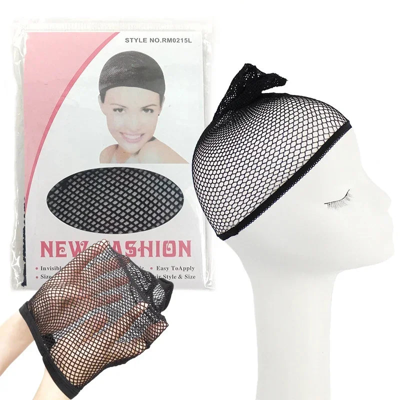 Black mesh wig cap for easy wear with Halloween Kochou Shinobu wig and haori