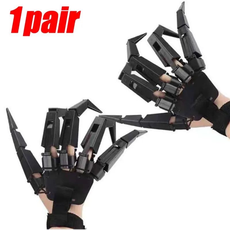 Halloween pet skeleton hand costume for pets with articulated fingers for spooky fun