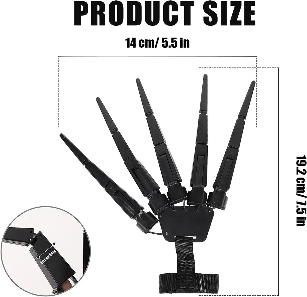 Halloween pet skeleton hand costume for pets, featuring adjustable fit and spooky design