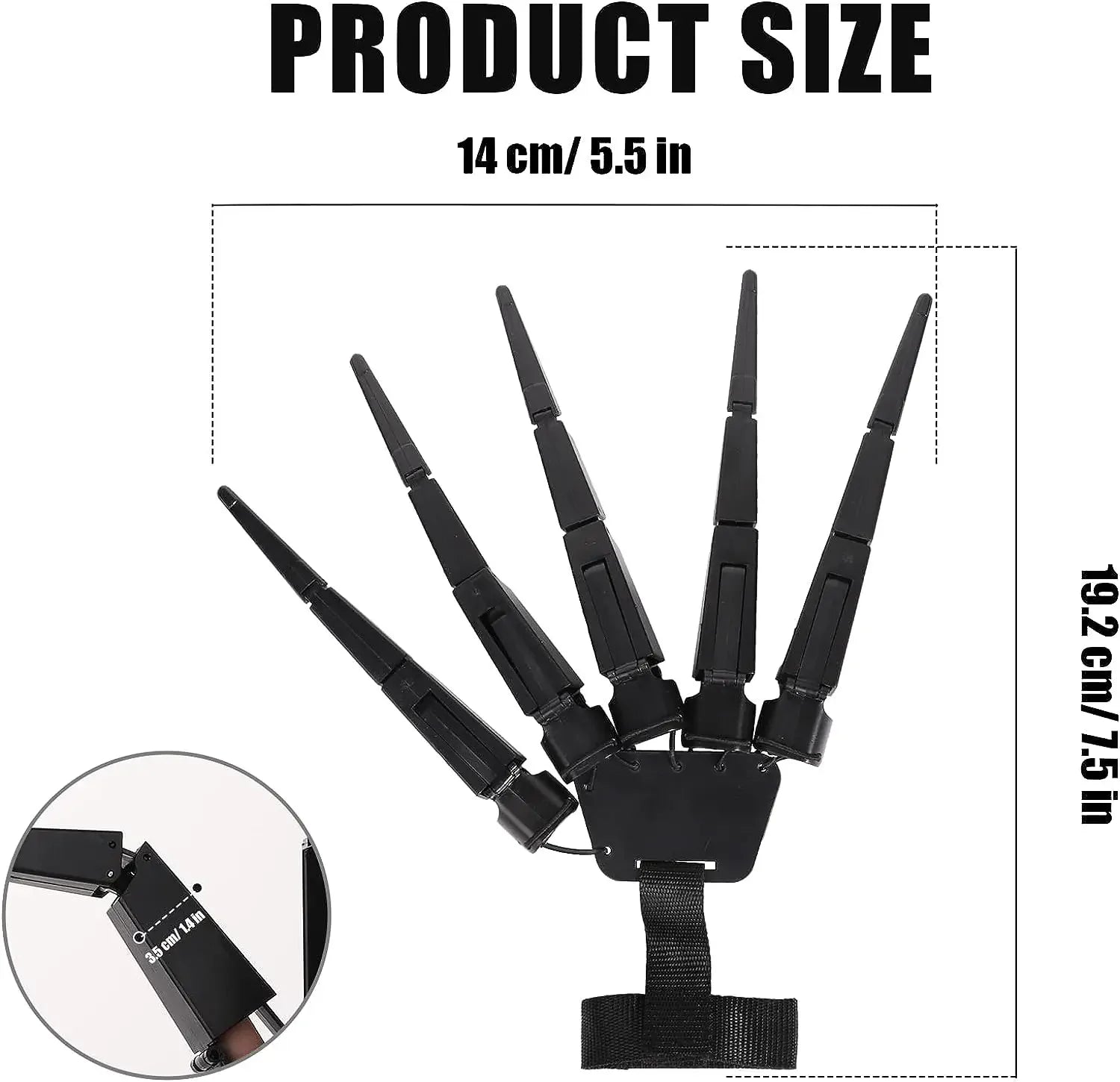 Halloween pet skeleton hand costume for pets, featuring adjustable fit and spooky design