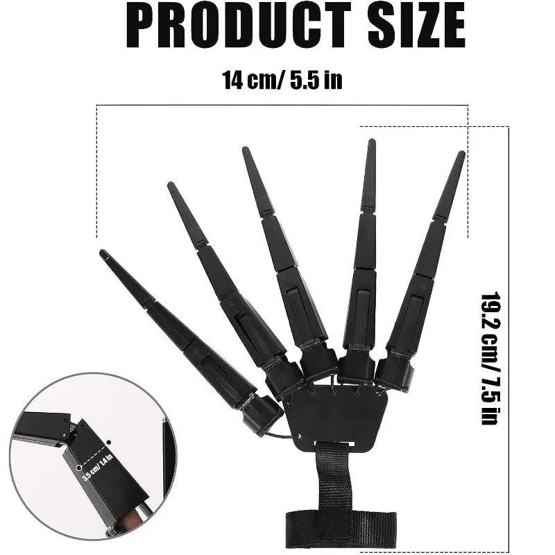 Zoomies & Co Halloween Pet Skeleton Hand Costume with adjustable straps for spooky pet looks