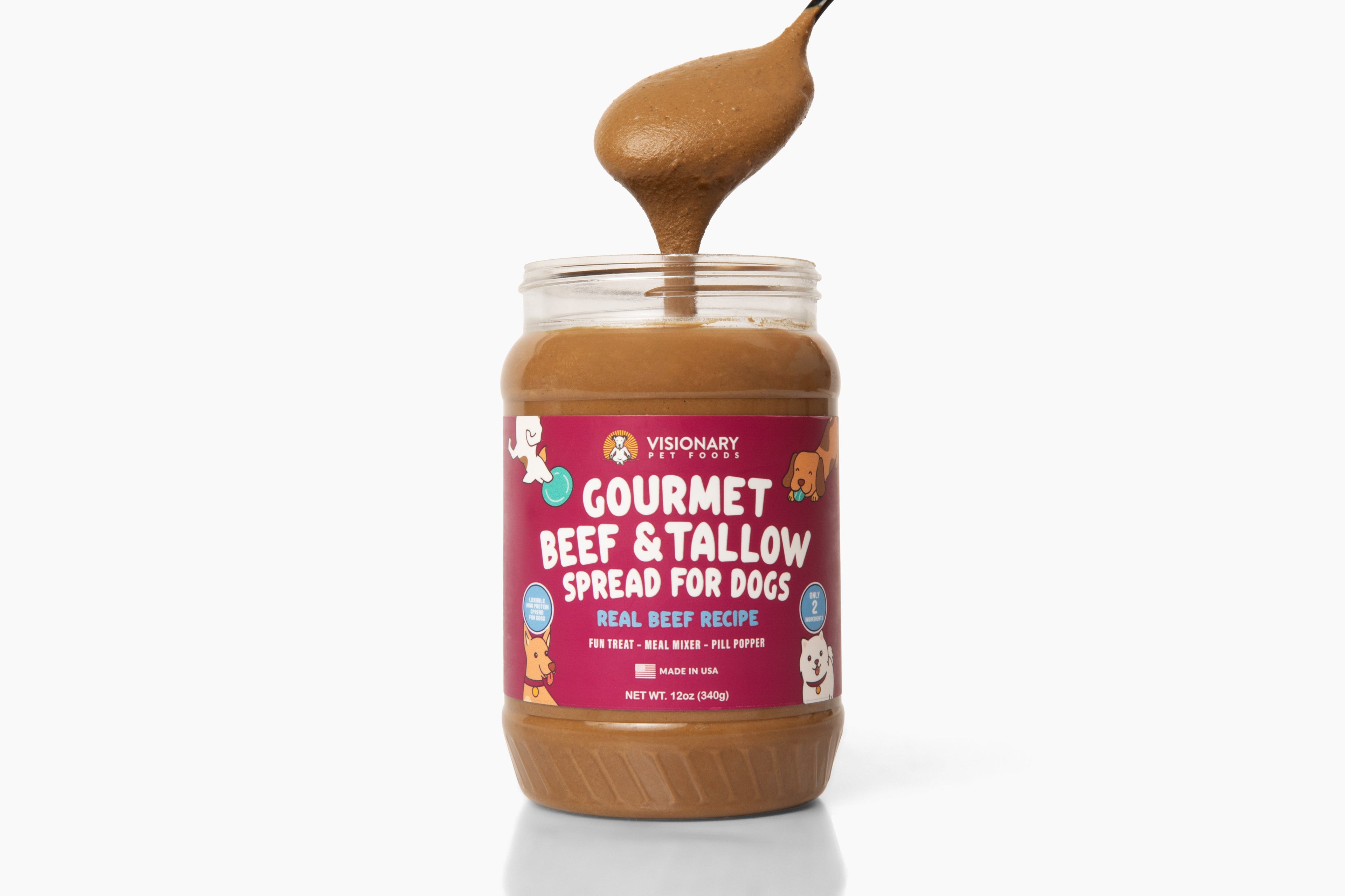 Beef and Beef Tallow Meat Spread | NEW 12oz Jar