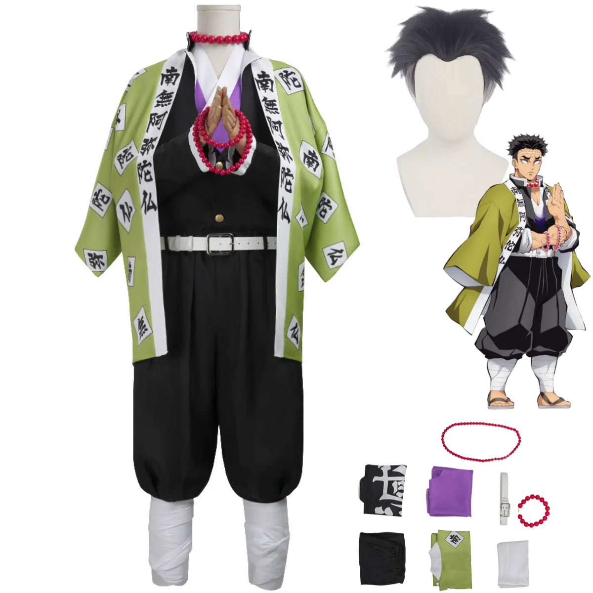 Himejima Gyomei cosplay costume featuring detailed outfit with accessories for anime fans