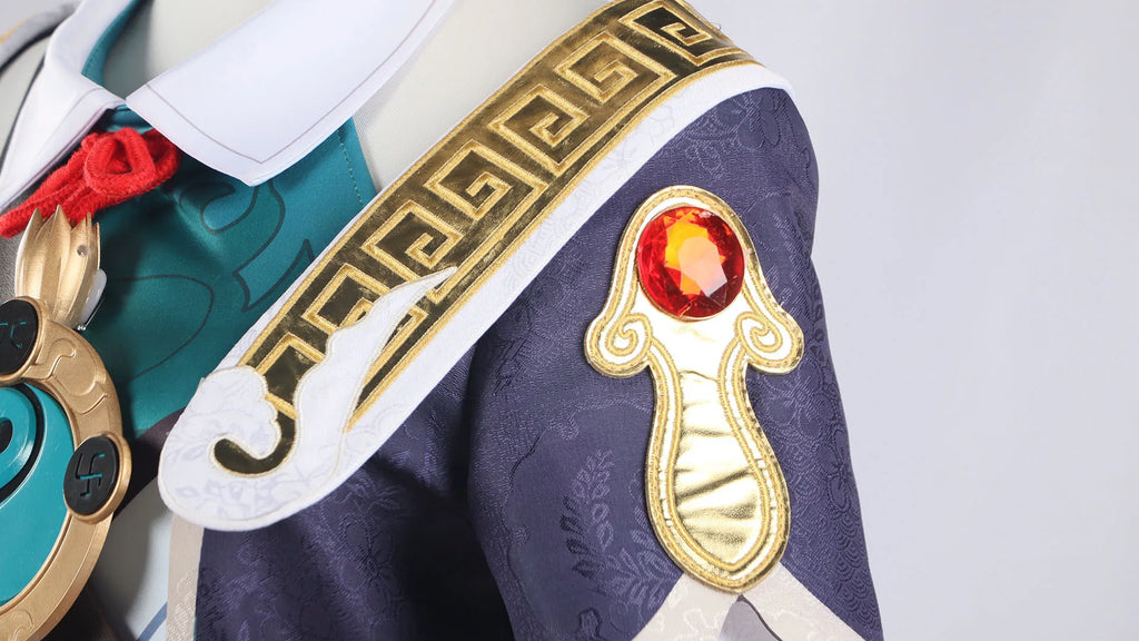 Honkai Star Rail Huohuo full outfit set featuring detailed embellishments and vibrant colors