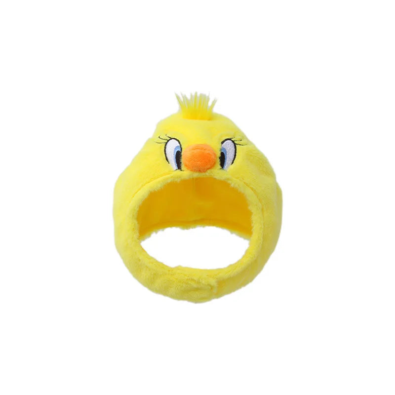 Looney Tunes cat Halloween costume hat featuring a cute yellow Tweety Bird design