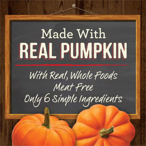 Merrick Oven Baked Pumpkin Patch with Real Pumpkin Dog Treats, 11-oz bag (Case of 6)
