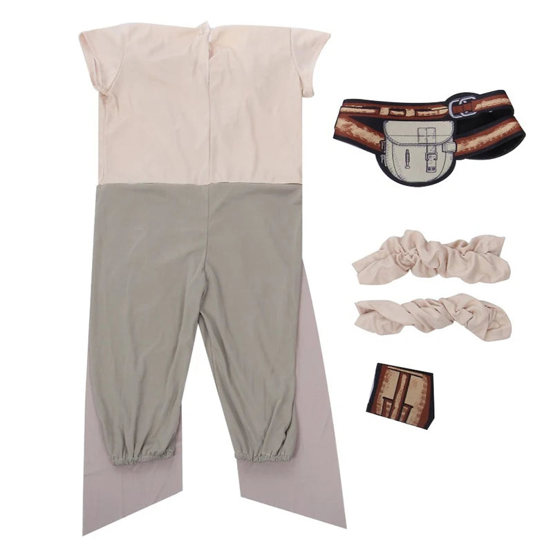 Jedi Halloween costume for kids including robe, belt, and accessories for imaginative play