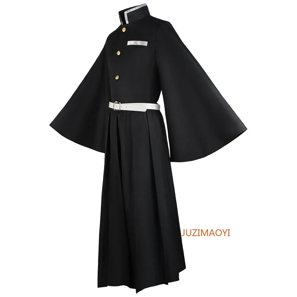 Muichiro Tokito cosplay costume with dramatic sleeves and a stylish black design for anime fans
