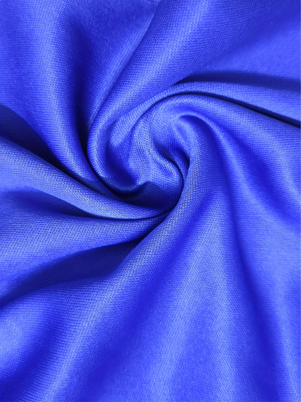 Soft and vibrant blue fabric perfect for a kids Halloween jumpsuit