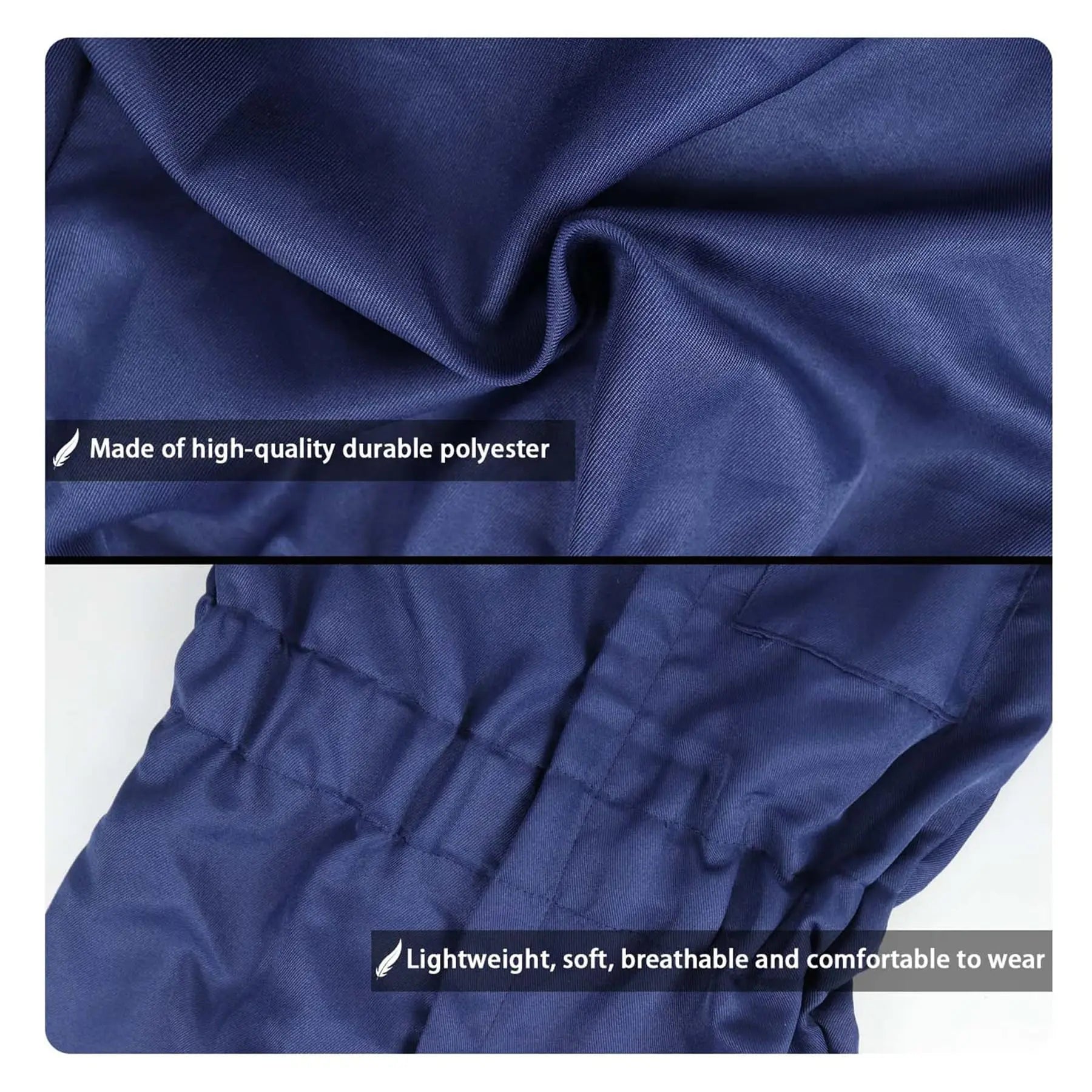 Michael Myers kids costume fabric close-up showing durable, breathable polyester for comfort and quality