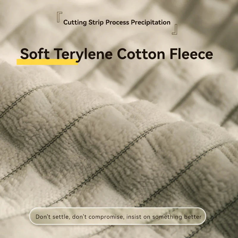 Soft Terylene Cotton Fleece Fabric for Cozy Dog Sofa Bed for Winter Comfort