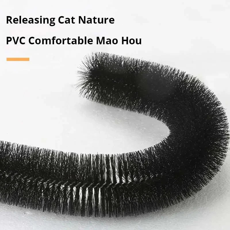 PurrSpa Self-Grooming Cat Arch made of soft PVC bristles for cat grooming and relaxation.