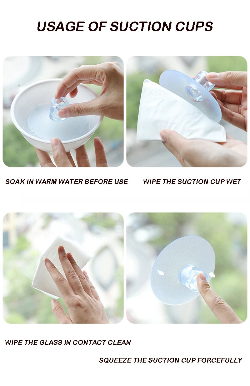 Instructions for using suction cups for the SkyLounge Window Cat Hammock for easy installation