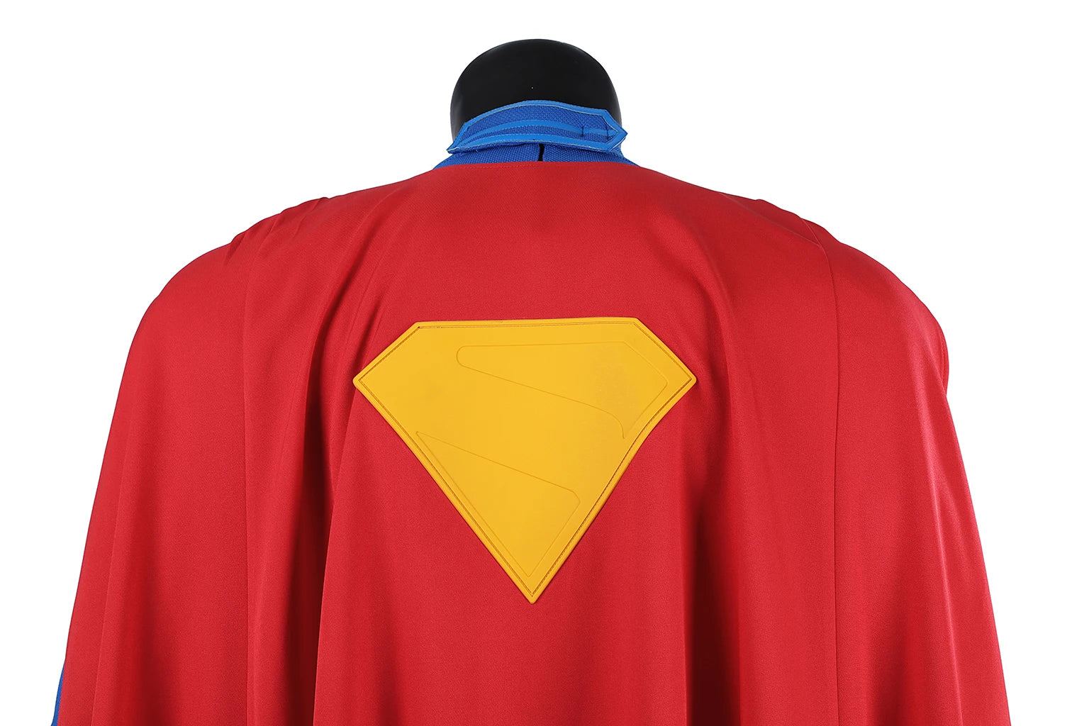 Zoomies & Co Superhero Cape in Red with Iconic Yellow Shield Design on the Back