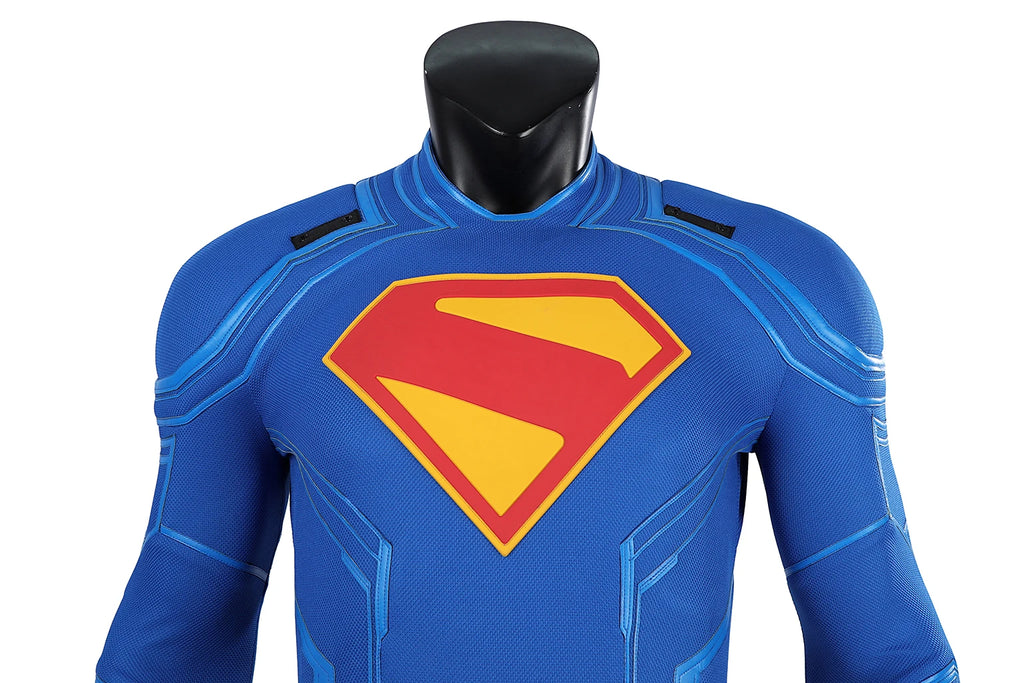 Zoomies & Co Superman Costume Shirt with Bold S Logo Ideal for Superhero Dress-Up