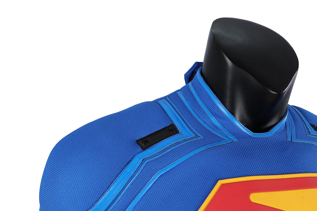 Zoomies & Co Superman Costume Top in Blue with Iconic Logo for Kids' Dress-Up Fun