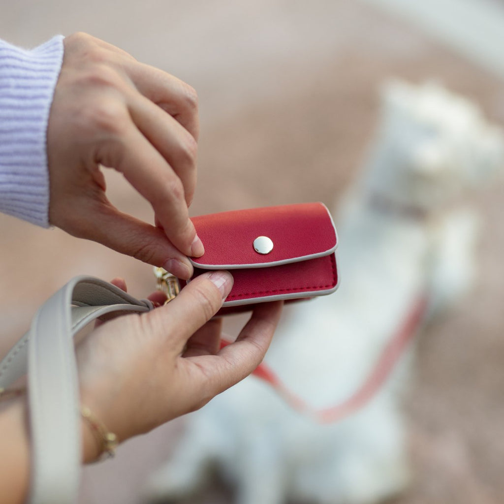 Waste Bag Holder - Vegan Leather - Bag Dispenser