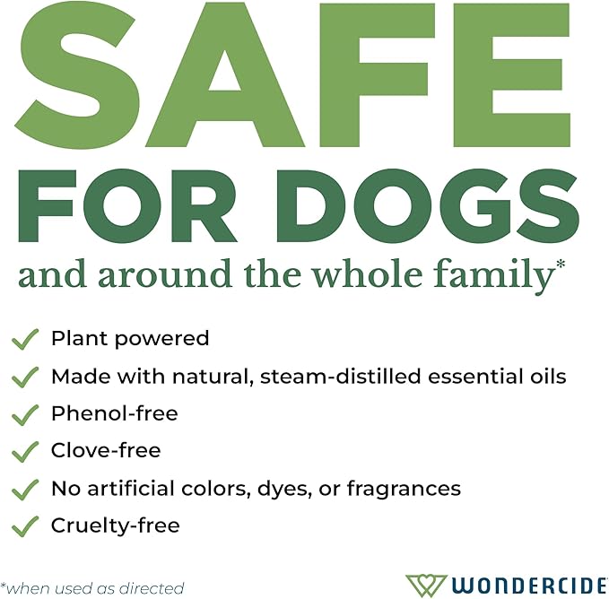 Wondercide flea and tick collar reviews emphasizing safe for dogs with natural essential oils and cruelty-free formula