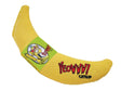 Yellow Yeowww banana cat toy with catnip and green label from My Store