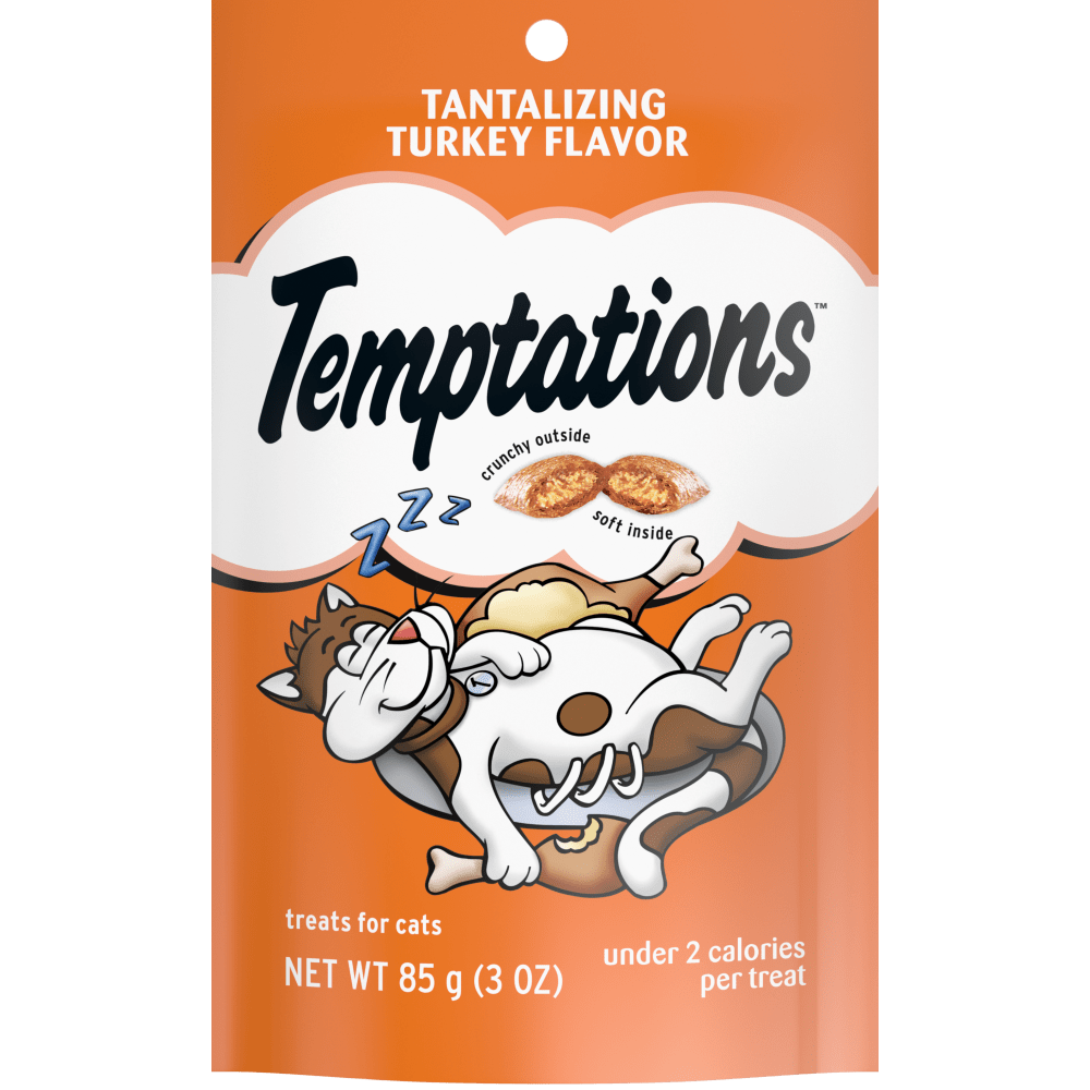 Temptations Classics Crunchy & Soft Adult Cat Treats Tantalizing Turkey 6.3oz.